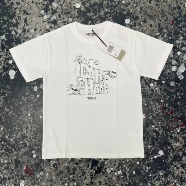 Carhartt Work In Progress Arch Logo Black T-Shirt - 34