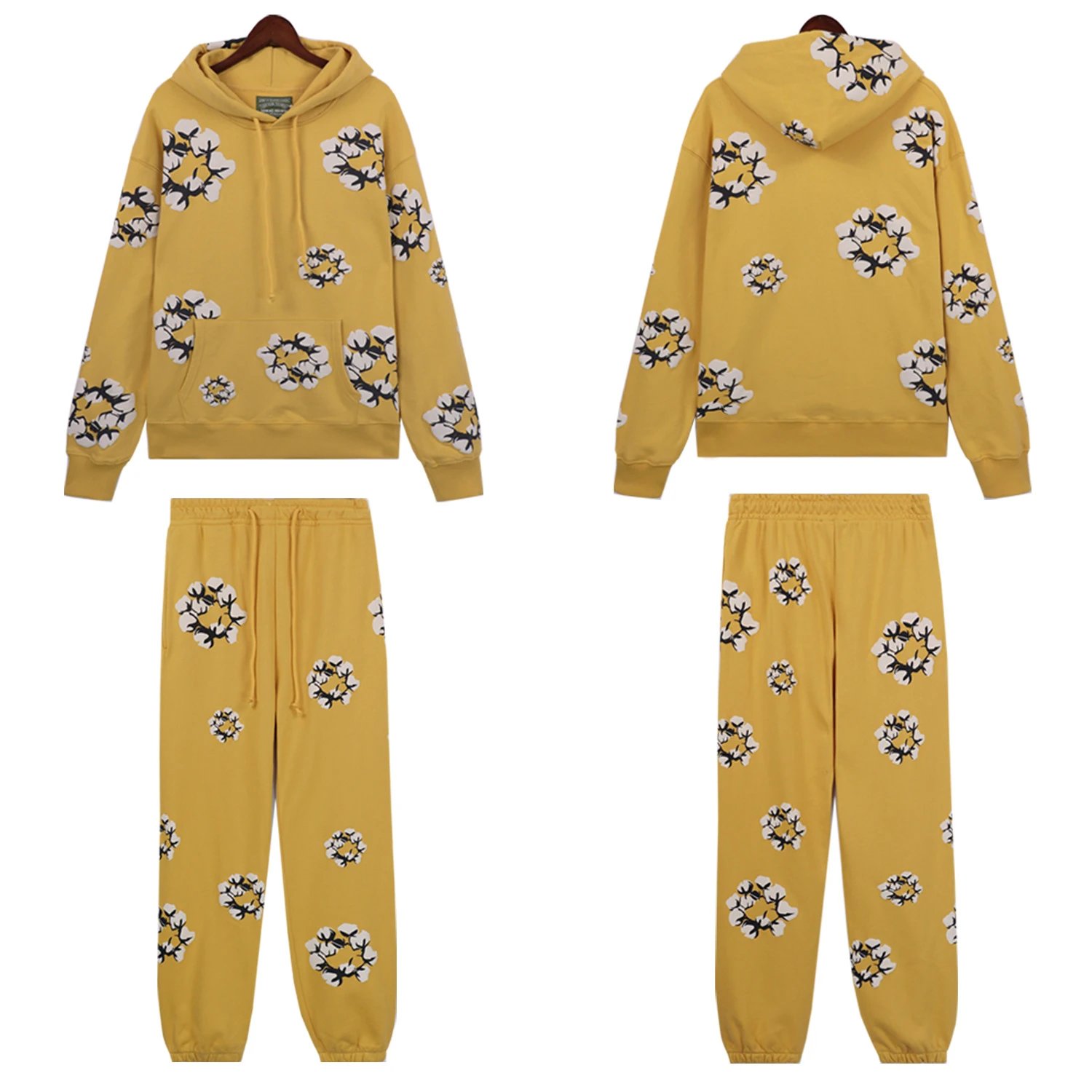 yellow suit