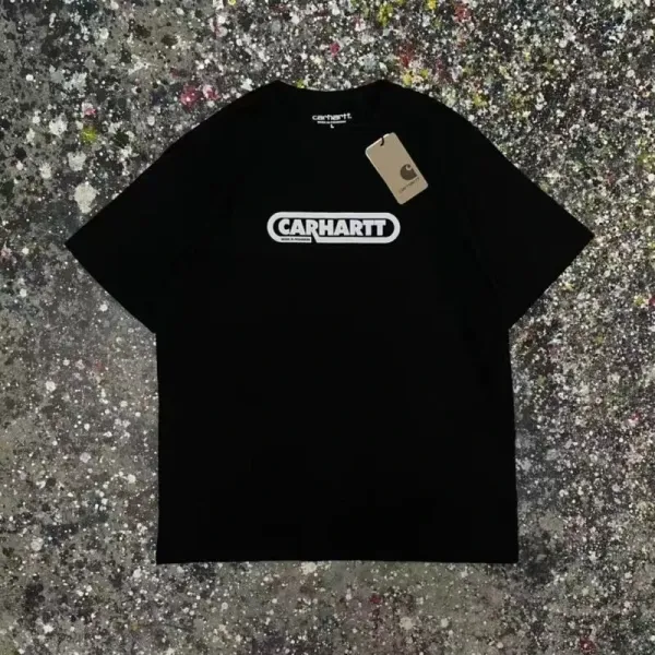 Carhartt Work In Progress Arch Logo Black T-Shirt - 48