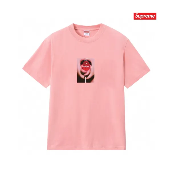 Supreme Lollipop Graphic T-Shirt Pink - 1