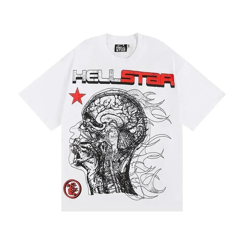 Hellstar Street Figure Print T-Shirt photo 4