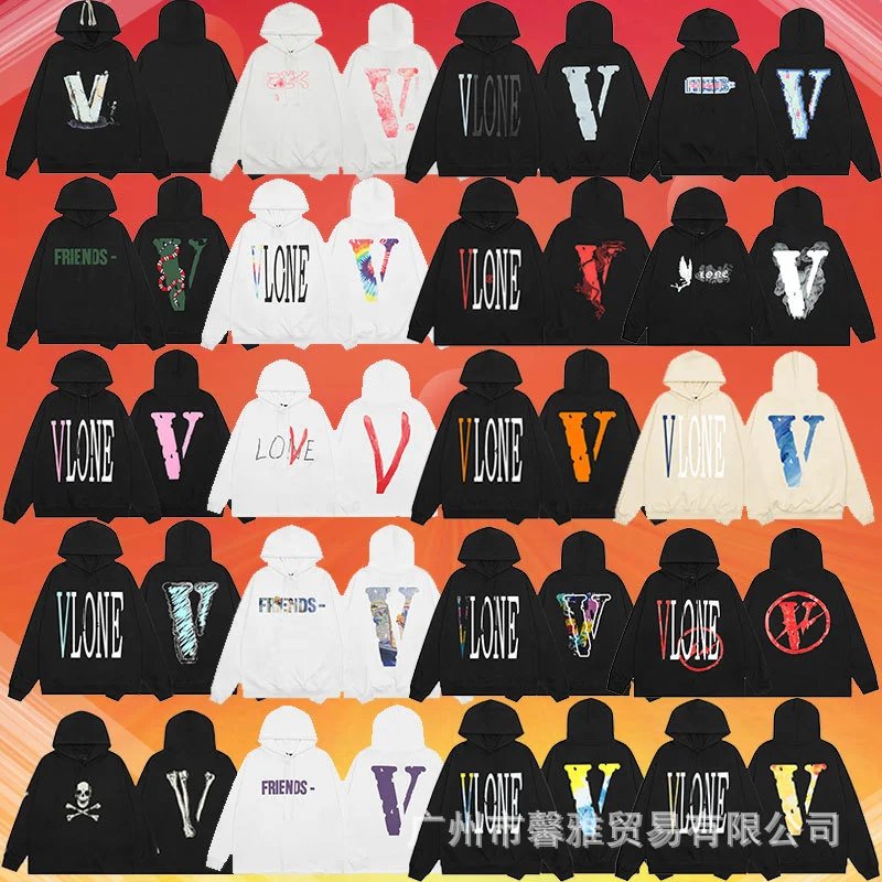 Vlone Hooded Sweatshirts - 000325
