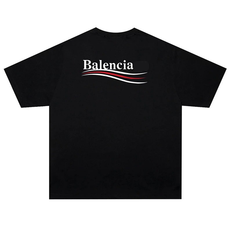 Balenciaga Logo Wave Black T-Shirt product detail 34 in Litbuy spreadsheet finds