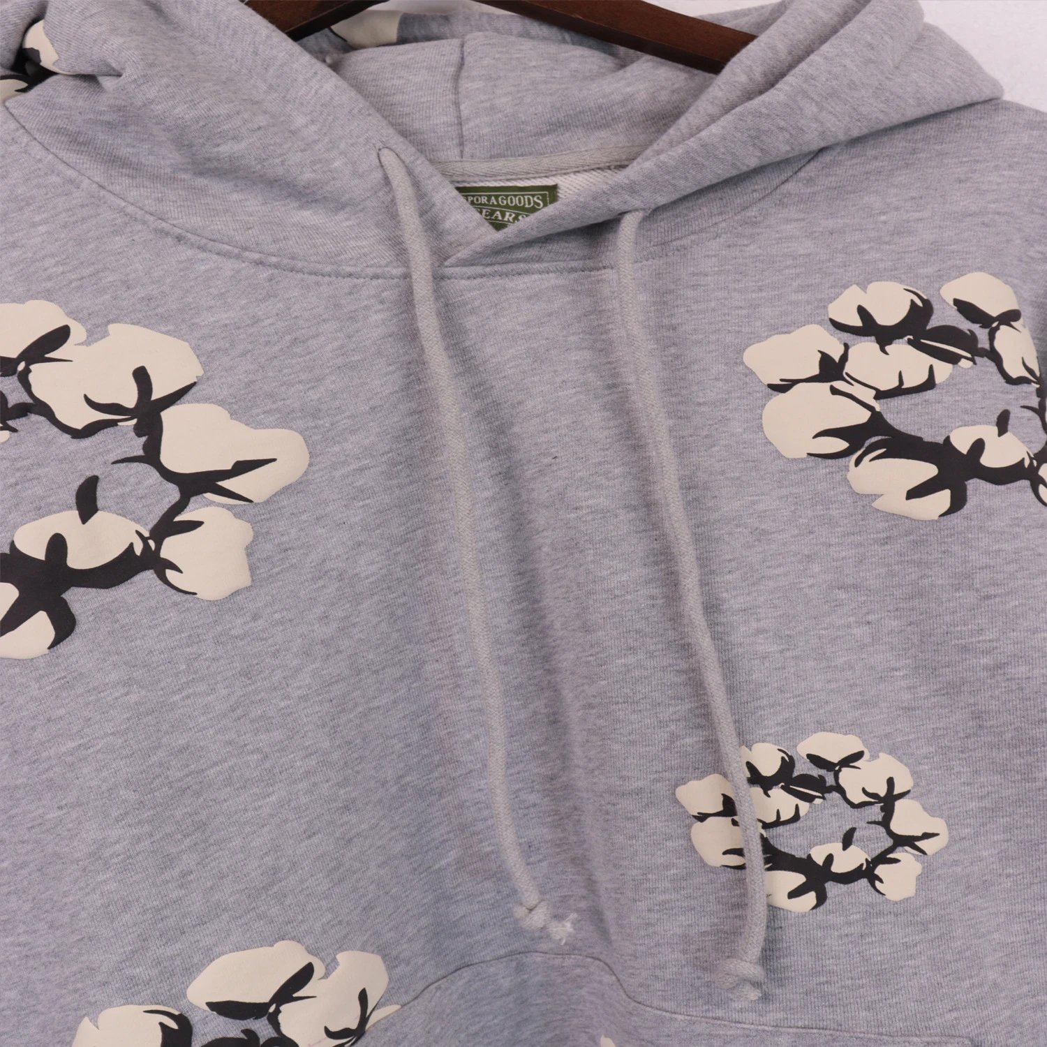 Design Floral Print Black Sweatpants - 7