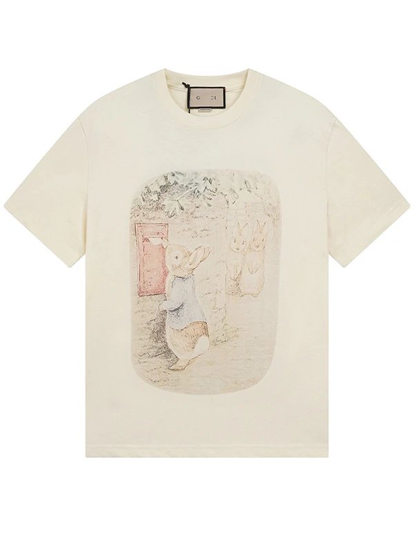 Spring 2025 Peter Rabbit Print Short Sleeve T-Shirt photo 2
