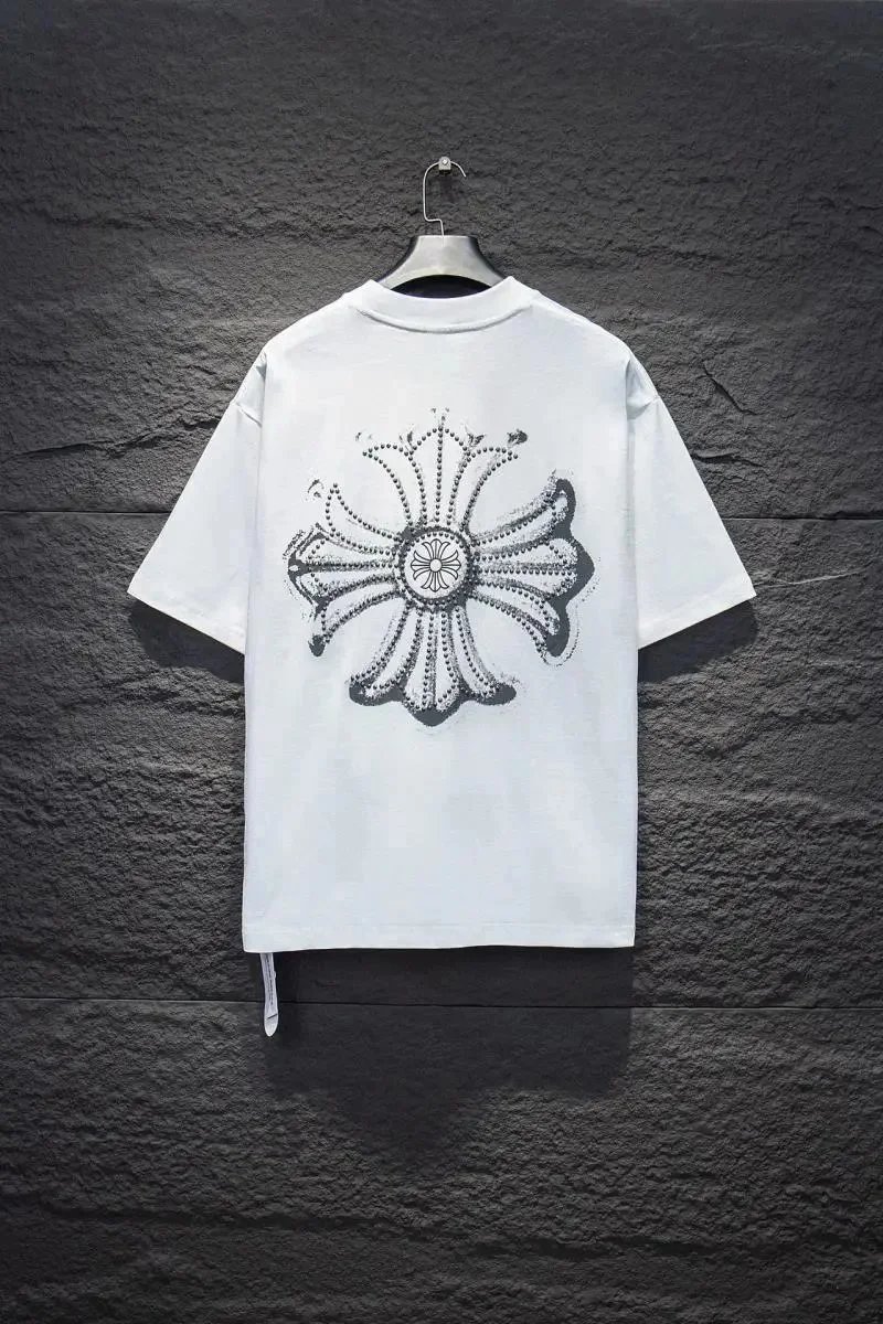 Chrome Hearts Cross Embroidered Raglan T-Shirt Black/White - 10