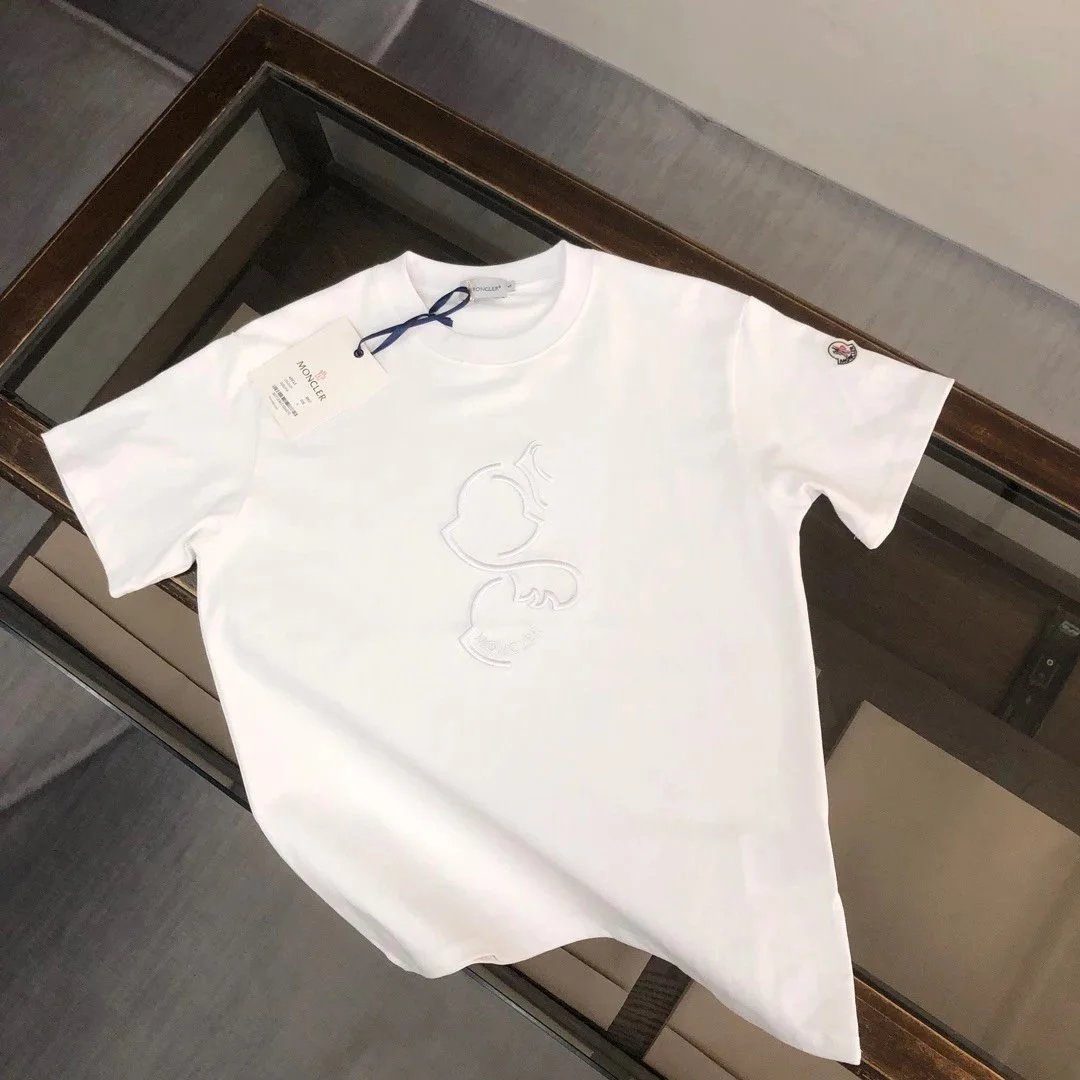 Moncler Logo Print Orange T-Shirt - 4
