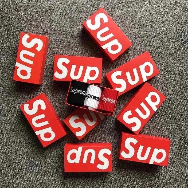 Supreme Socks 3-Pack Mid-Calf Logo image 4
