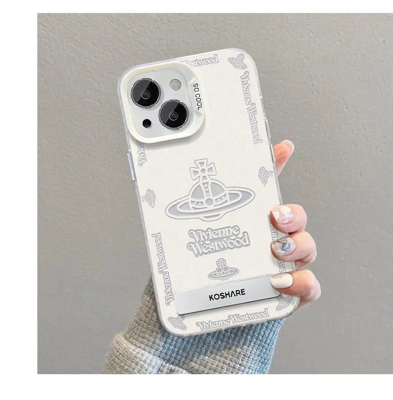 Vivienne Westwood x Nics Orb Print Phone Case Gray - 11