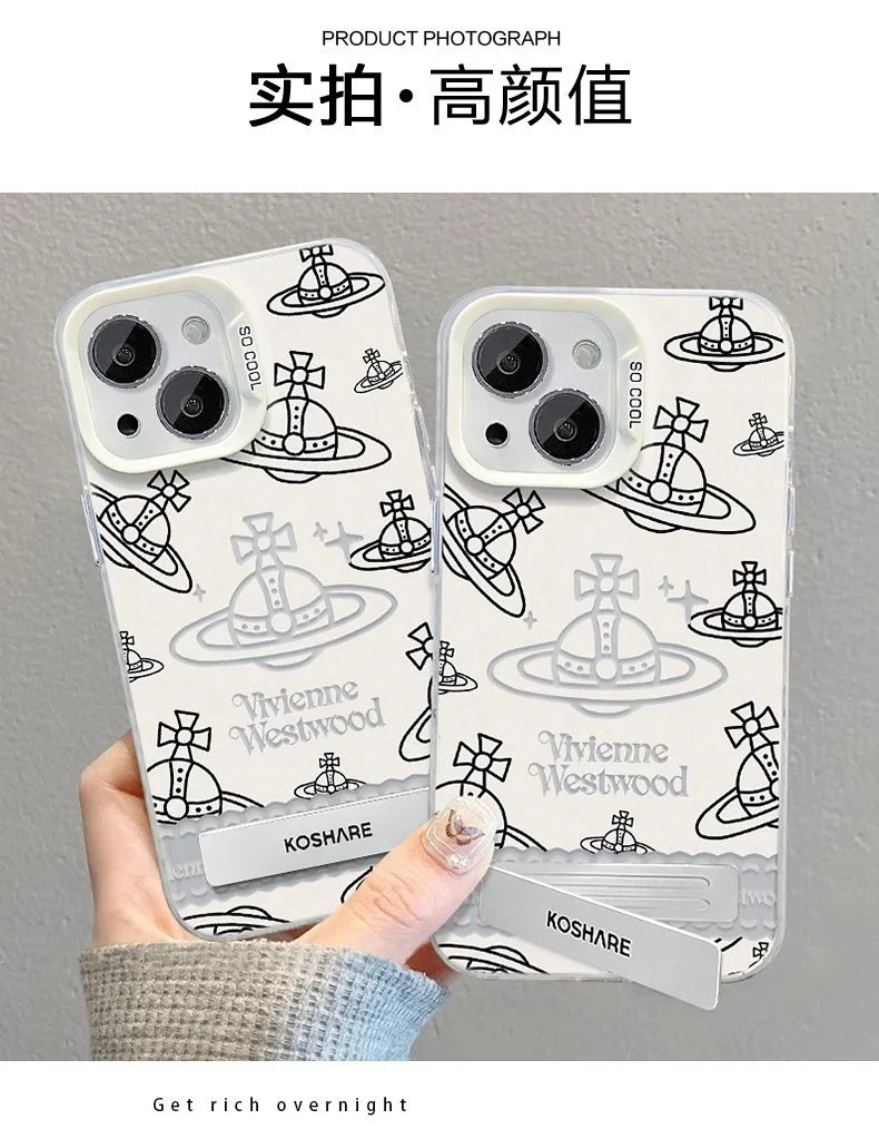 Vivienne Westwood x Nics Orb Print Phone Case Gray - 7