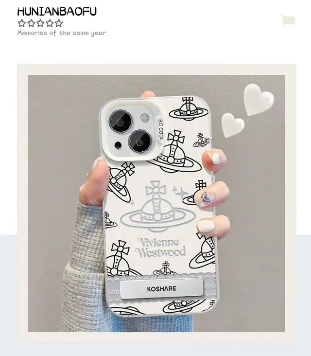 Vivienne Westwood Phone Cases Orb Print Kickstand Case product detail image 1