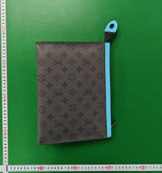 Louis Vuitton Monogram Eclipse Keepall Bandoulière 25 Turquoise Handbag Duffle Bag - 6