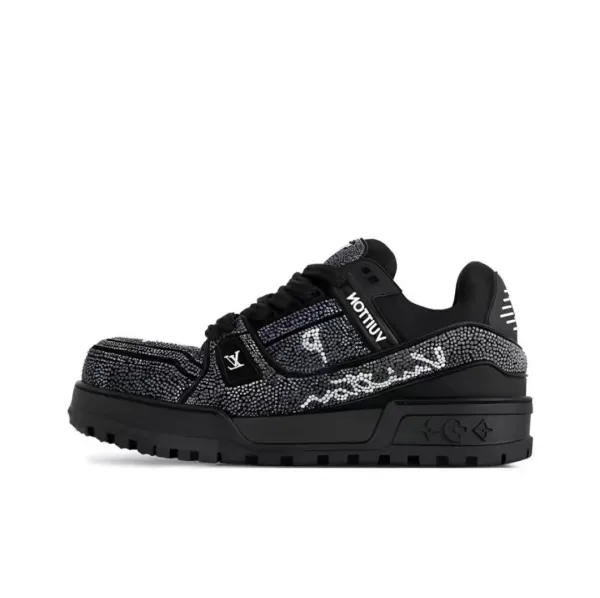 Louis Vuitton Archlight Crystal Black Sneakers - 1