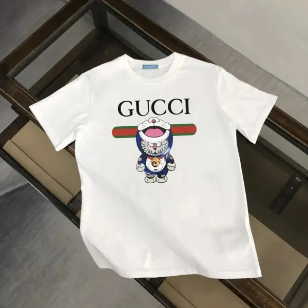 Gucci x Doraemon Collaboration White Graphic T-Shirt - 1