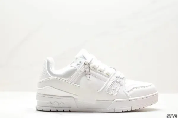 Louis Vuitton Trainer White Sneakers - 1