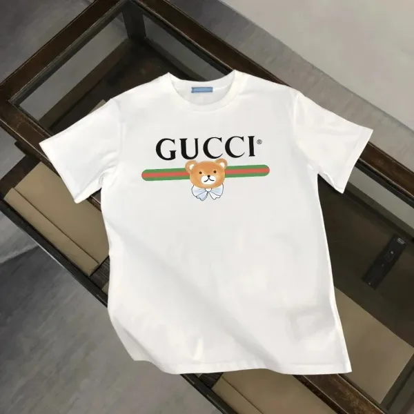 Gucci Bear Logo White T-Shirt - 1