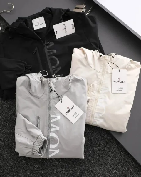 Moncler Genius Windbreaker Off-White Hooded Jacket - 9