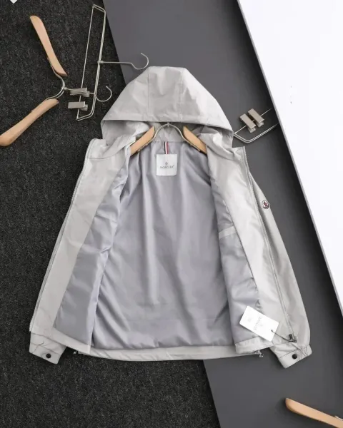 Moncler Genius Windbreaker Off-White Hooded Jacket - 6