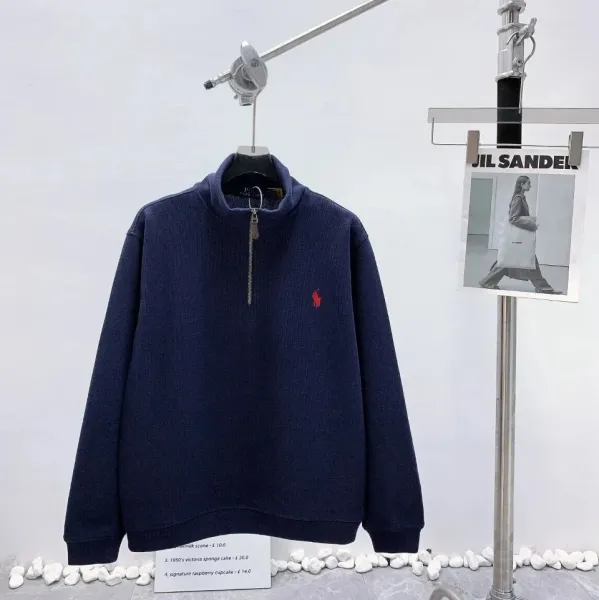 Polo Ralph Lauren Half-Zip Pullover Navy Sweater - 1
