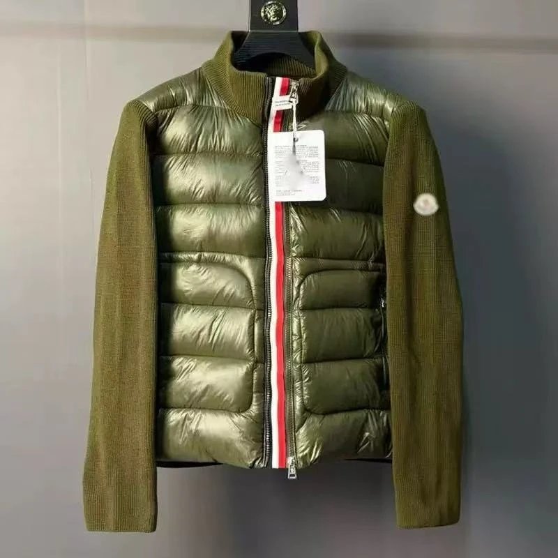 Red stripe knitted green