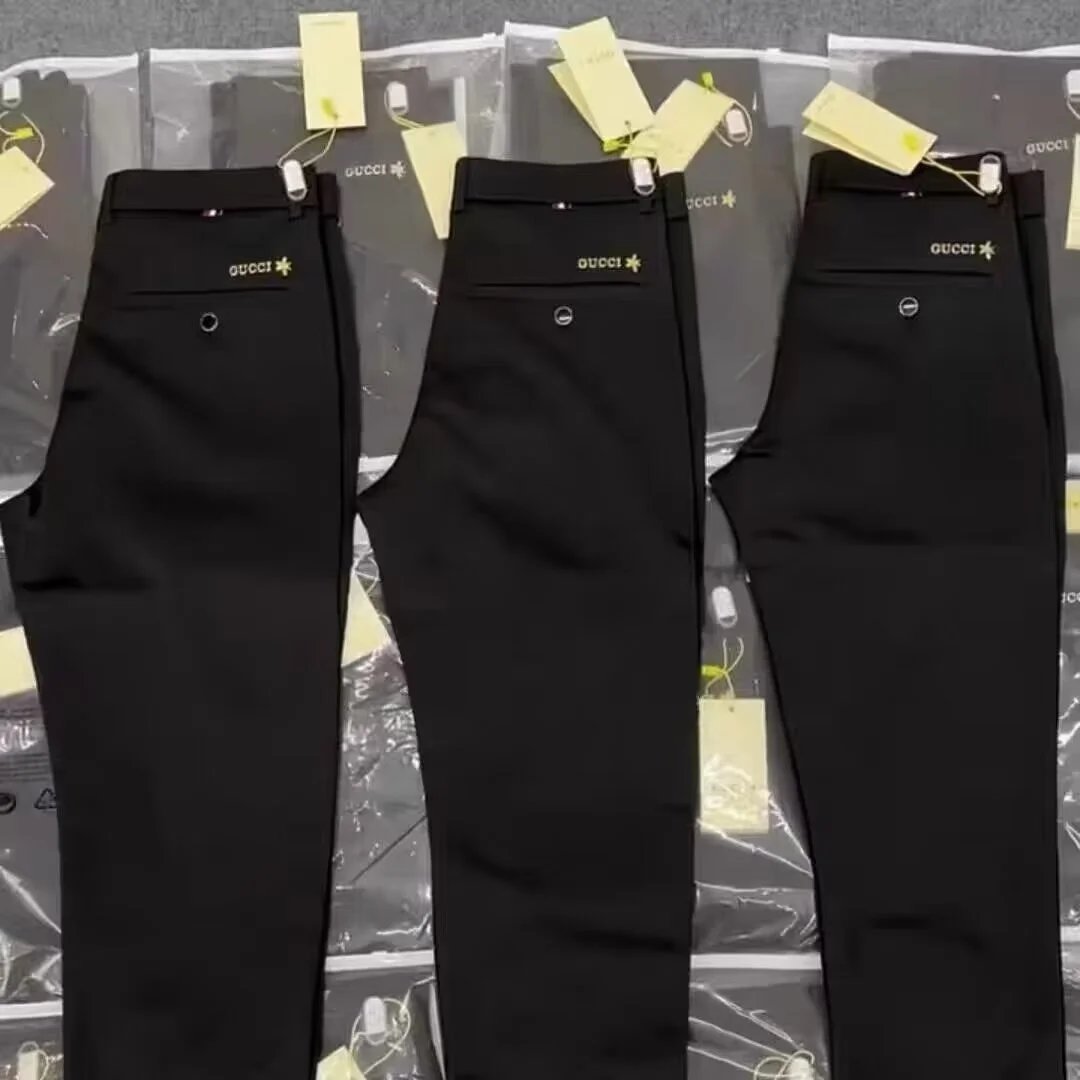 高级设计感美式休闲西装阔腿裤男女宽松垂感复古辣妹休闲街头西裤