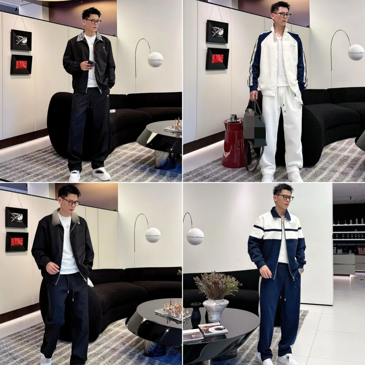 PRADA/GUCCI/LV/DIOR/Burberry tracksuit SET