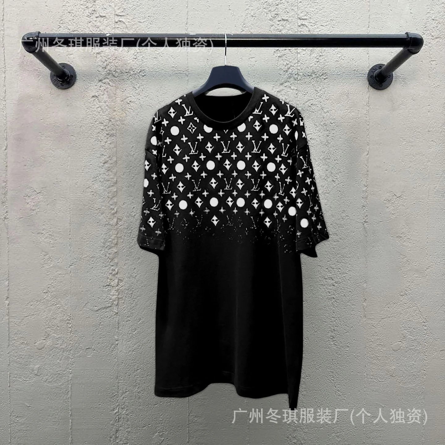 恤男装短袖重磅打底衫 宽松半袖纯棉T恤男女同款