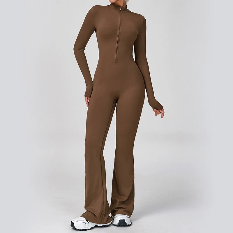 Long Sleeve Yoga Jumpsuit photo 3