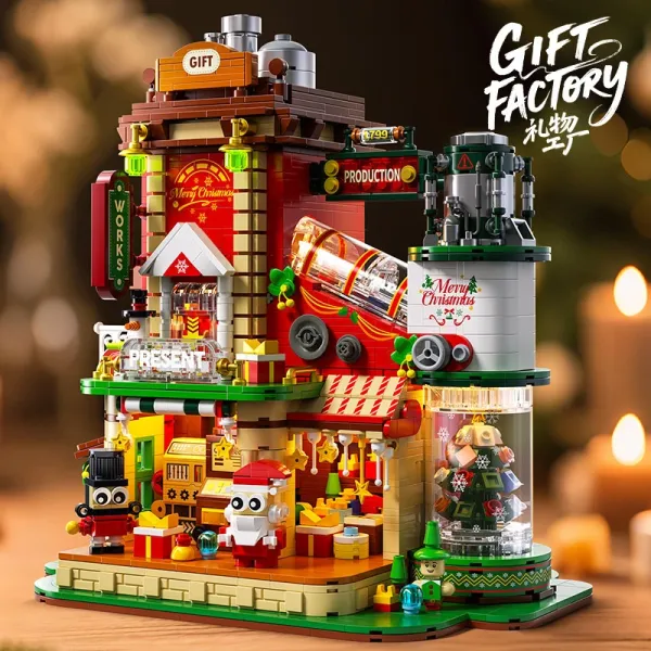 LEGO Creator Expert 10293 Santa's Workshop Gift Factory Set - 1