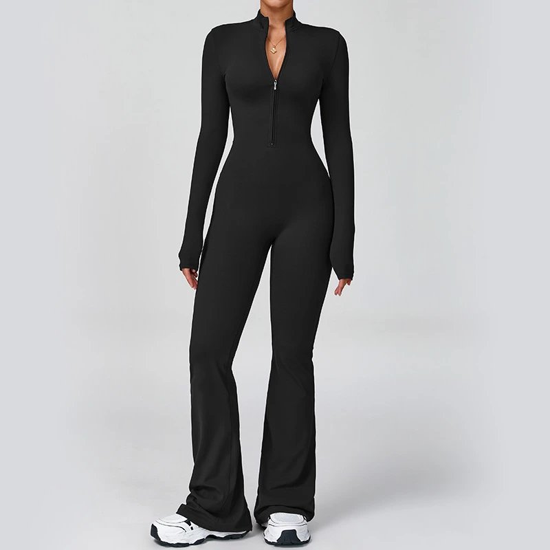 Long Sleeve Yoga Jumpsuit photo 2