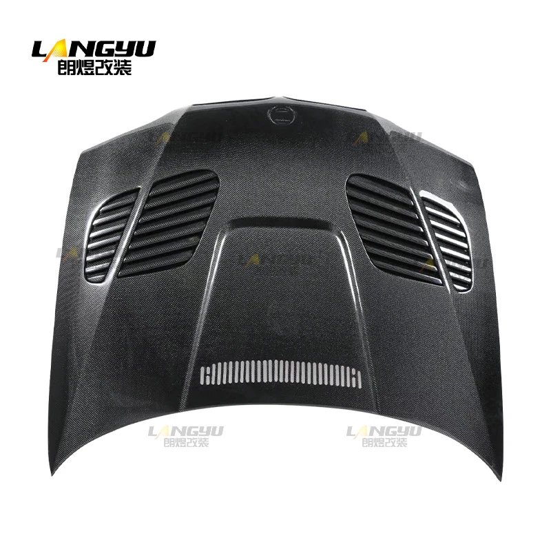 BMW 3 Series (E46) M3-Style Carbon Fiber Hood — Vented Engine Bonnet (Fits 2-Door & 4-Door Models)