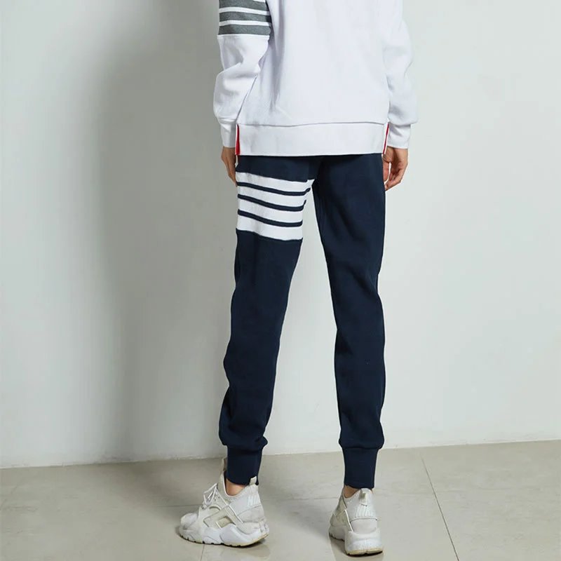 Thom Browne 4-Bar Stripe Ribbed Hoodie Gray - 17