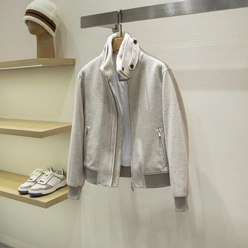 Brunello Cucinelli inspired shearling jacket