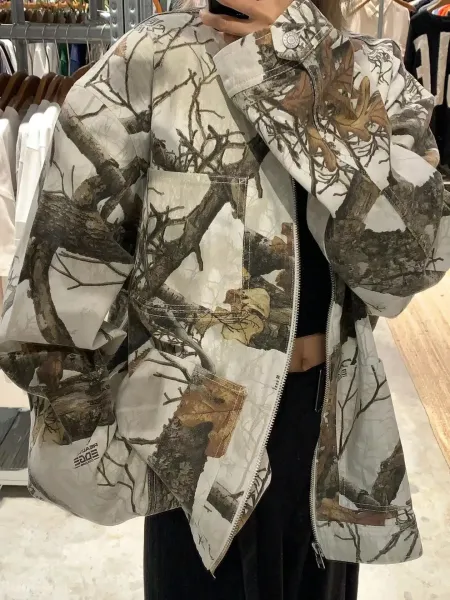 Stüssy Camo Print Workwear Jacket Multicolor Outerwear - 15