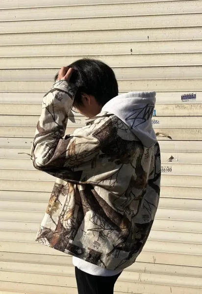 Stüssy Camo Print Workwear Jacket Multicolor Outerwear - 17
