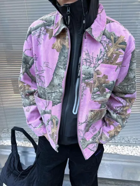 Stüssy Camo Print Workwear Jacket Multicolor Outerwear - 2