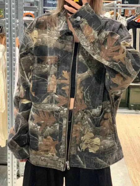 Stüssy Camo Print Workwear Jacket Multicolor Outerwear - 25