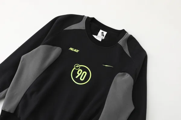 Palace Skateboards '90' Graphic Hoodie Gray - 10