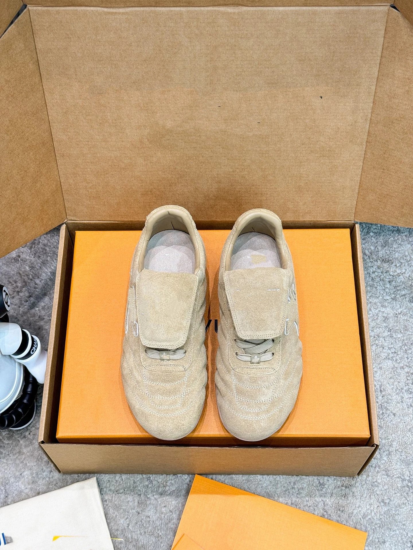 Louis Vuitton LV Trainer Low Blue Suede Sneakers - 6