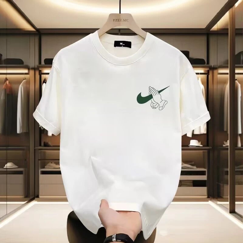 Design Basic Crew Neck Navy T-Shirt - 5