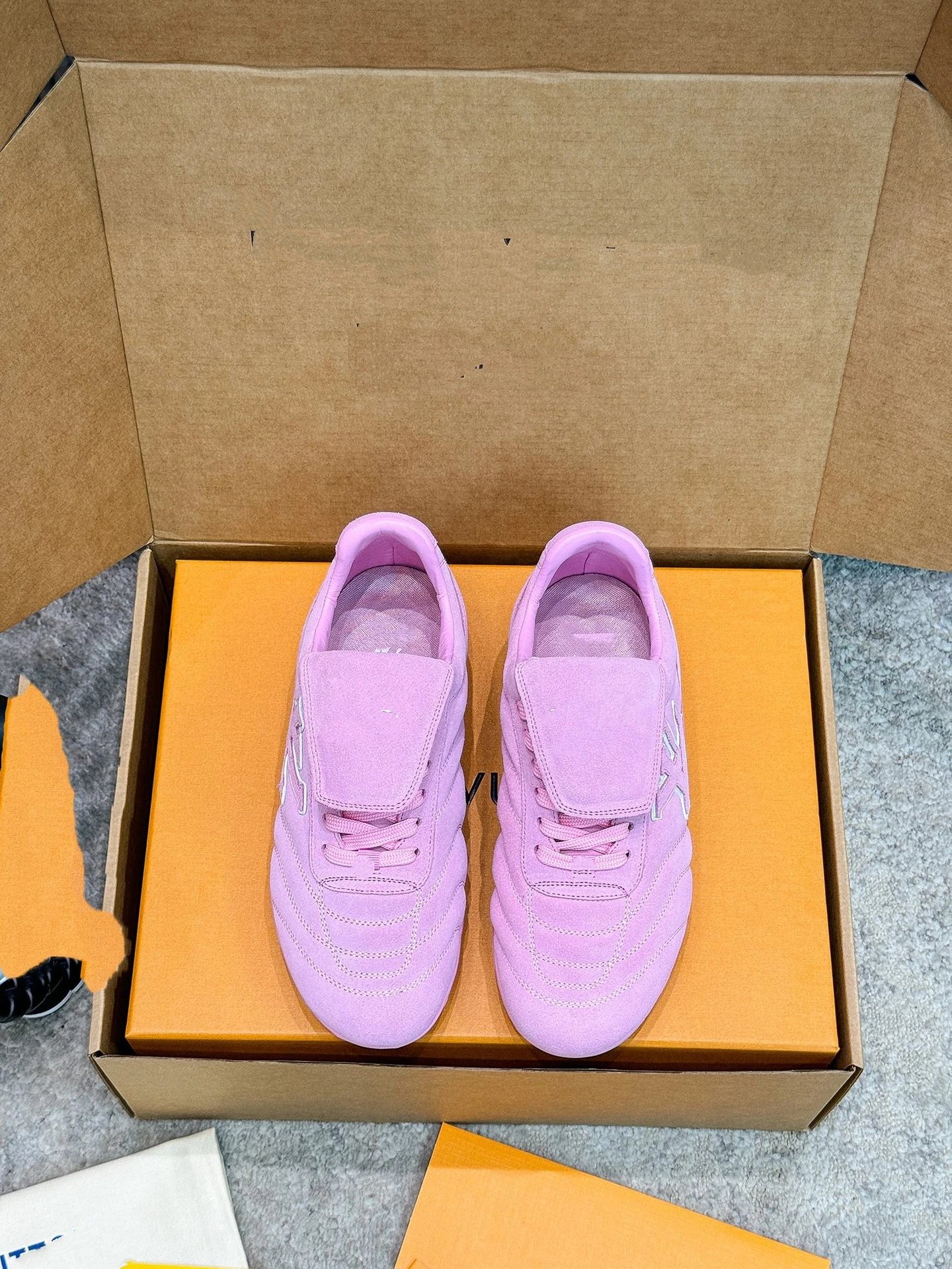 Louis Vuitton LV Trainer Low Blue Suede Sneakers - 8