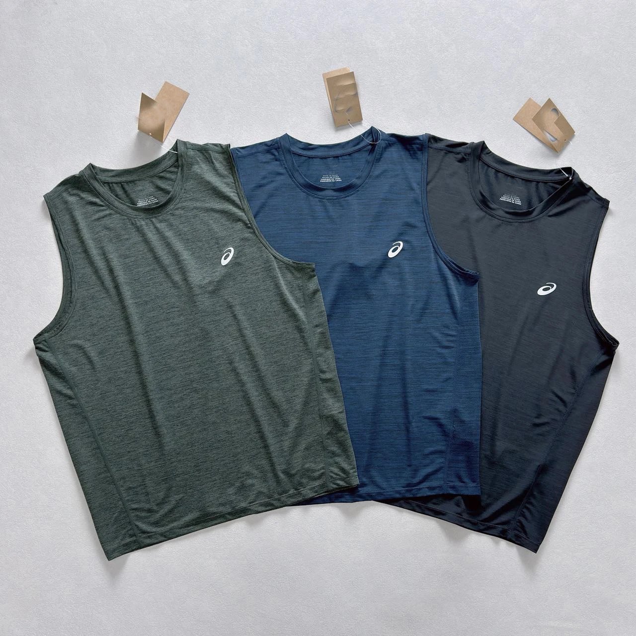 原创平替 日系ASI 速干透气运动背心户外跑步网球健身薄款无袖T恤