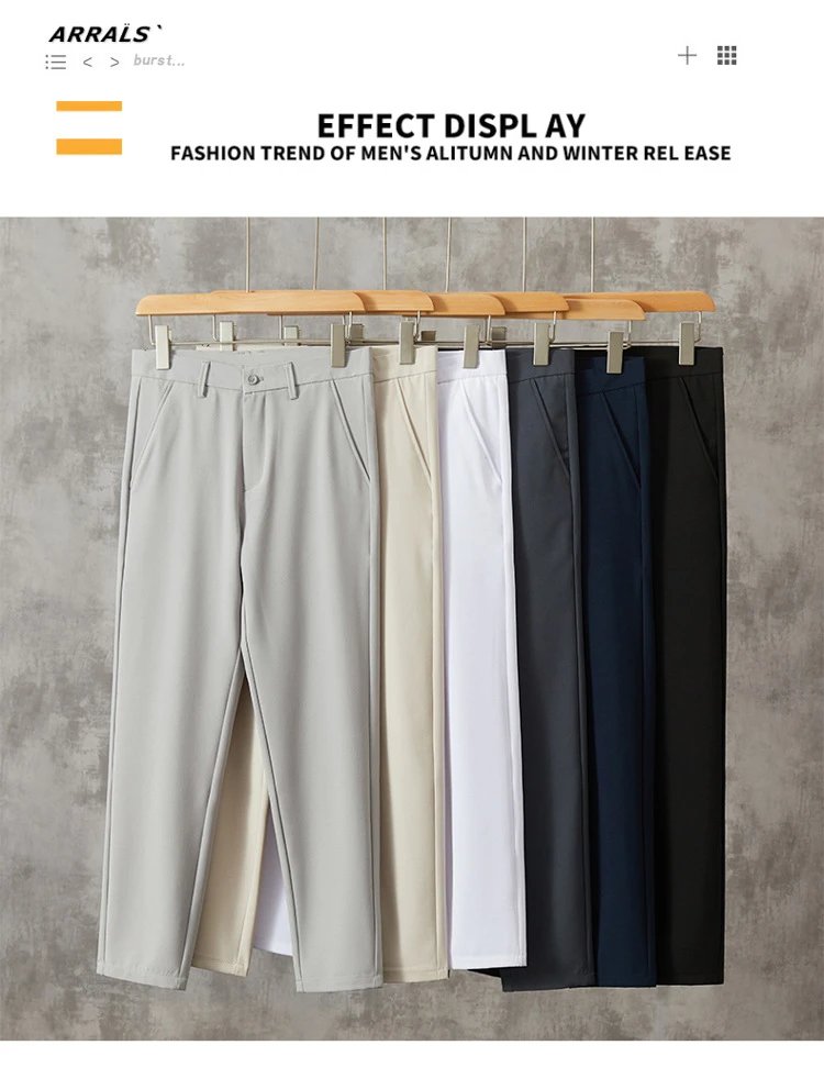 Design Classic Fit Chino Pants Navy and Olive T-Shirt Set - 4
