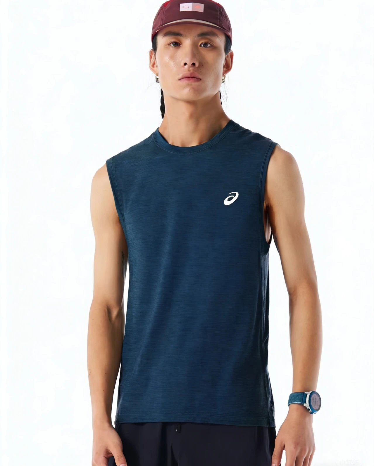 Asics Performance Sleeveless Top Deep Teal Activewear - 10