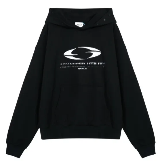 Oraile Advanced Utility Black Hoodie - 1
