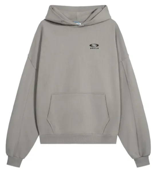 Braille Hoodie Gray Hoodie - 1