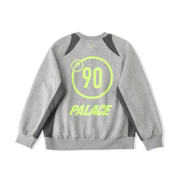 Palace Skateboards '90' Graphic Hoodie Gray - 1