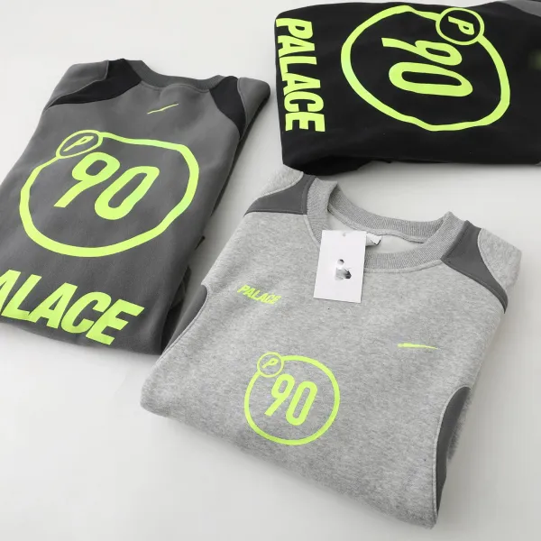 Palace Skateboards '90' Graphic Hoodie Gray - 17