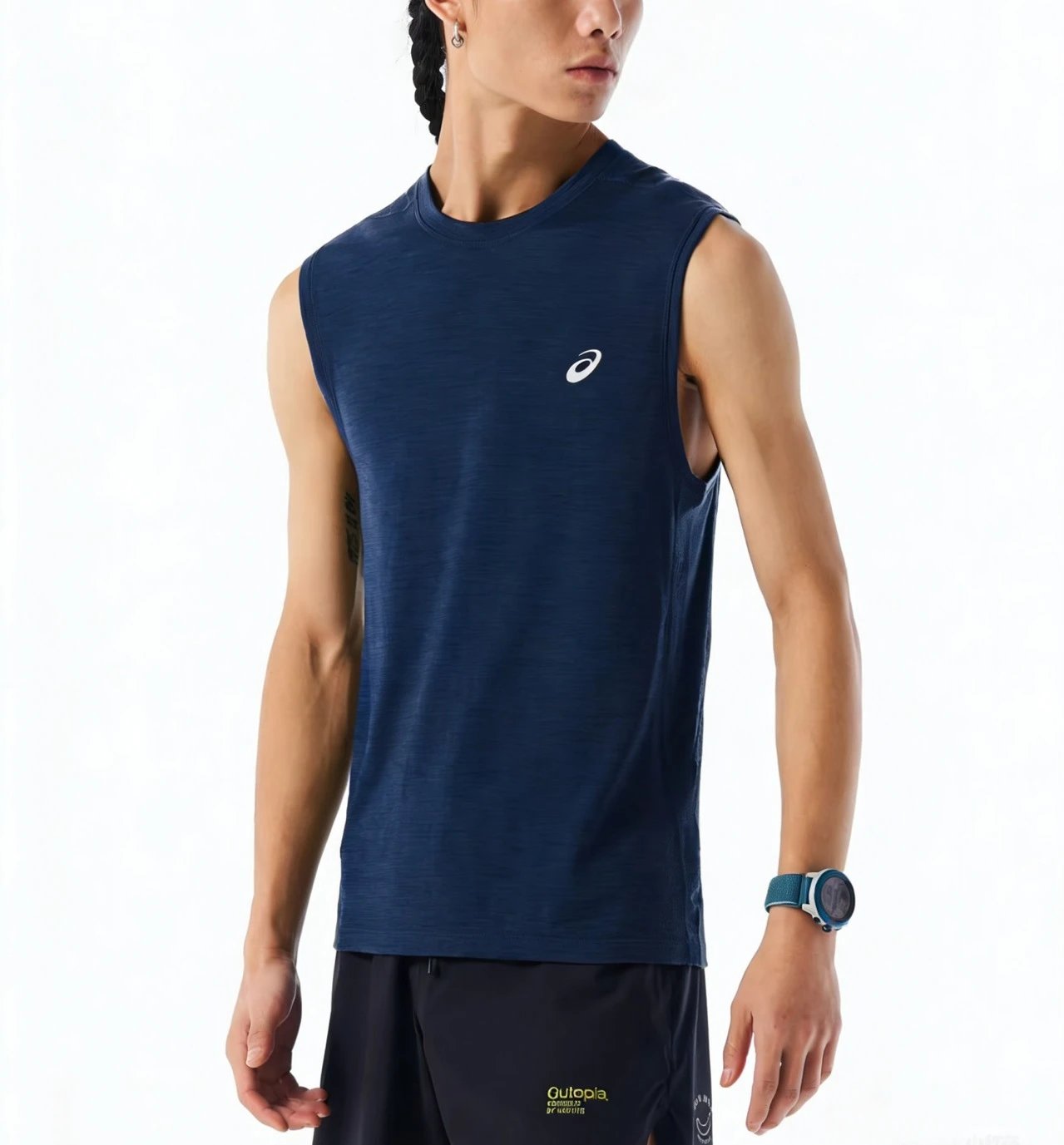 Asics Performance Sleeveless Top Deep Teal Activewear - 11