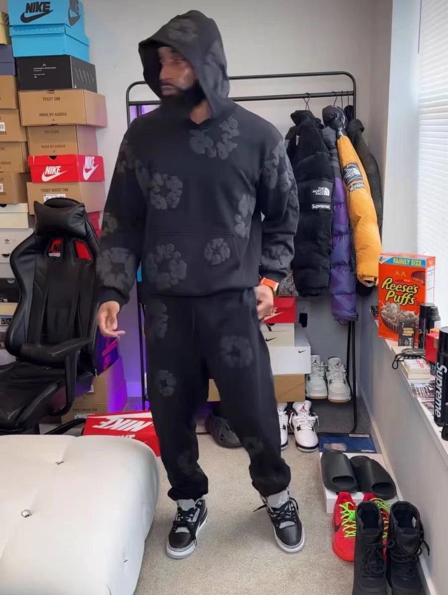Off-White™ Cloud Print Purple Hoodie - 15